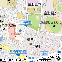 神奈川県川崎市川崎区境町5周辺の地図