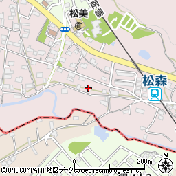 岐阜県美濃市松森1035周辺の地図