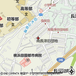 南長津田団地１５号棟周辺の地図