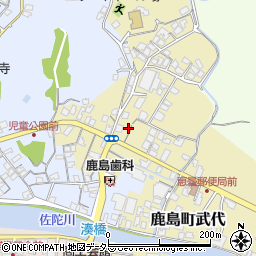 島根県松江市鹿島町武代223周辺の地図