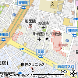 神奈川県川崎市川崎区新川通6-2-1周辺の地図