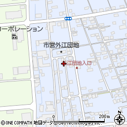 鳥取県境港市外江町3812周辺の地図