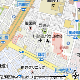 神奈川県川崎市川崎区新川通6-3周辺の地図