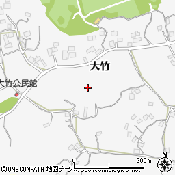 千葉県大網白里市大竹周辺の地図