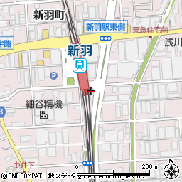 横浜市新羽地域ケアプラザ周辺の地図