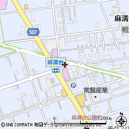神奈川県相模原市南区麻溝台8丁目1-5周辺の地図