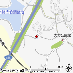 千葉県大網白里市大竹581周辺の地図