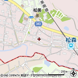 岐阜県美濃市松森1034周辺の地図