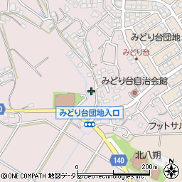 神奈川県横浜市緑区西八朔町92-7周辺の地図