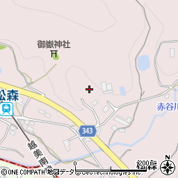 岐阜県美濃市松森1180周辺の地図