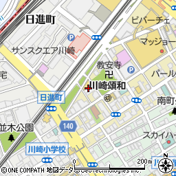 株式会社オオバ　川崎営業所周辺の地図