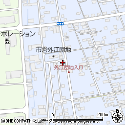 鳥取県境港市外江町3808周辺の地図