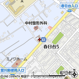 愛川郵便局周辺の地図