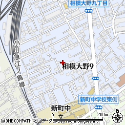 神奈川県相模原市南区相模大野9丁目20-34周辺の地図