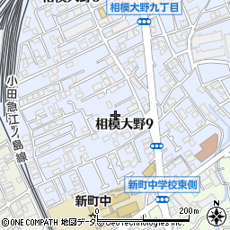 神奈川県相模原市南区相模大野9丁目20-20周辺の地図