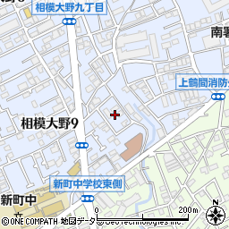 神奈川県相模原市南区相模大野9丁目11周辺の地図