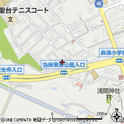 神奈川県相模原市南区当麻845-1周辺の地図