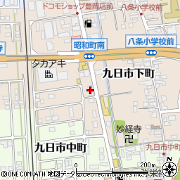 コバックス昭和町店周辺の地図