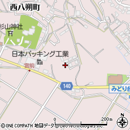 神奈川県横浜市緑区西八朔町142-11周辺の地図