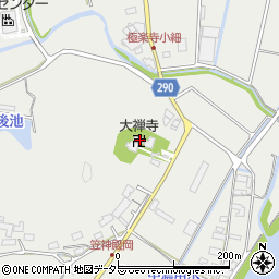 岐阜県美濃市笠神117周辺の地図