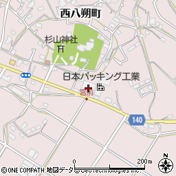 神奈川県横浜市緑区西八朔町161周辺の地図