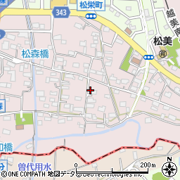 岐阜県美濃市松森490-2周辺の地図