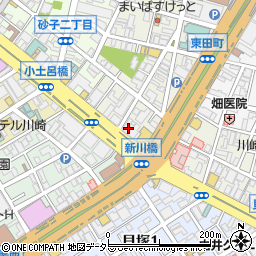 神奈川県川崎市川崎区東田町11-1周辺の地図