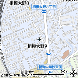 神奈川県相模原市南区相模大野9丁目20-13周辺の地図