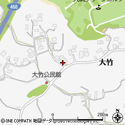 千葉県大網白里市大竹428周辺の地図