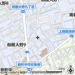 神奈川県相模原市南区相模大野9丁目11-4周辺の地図
