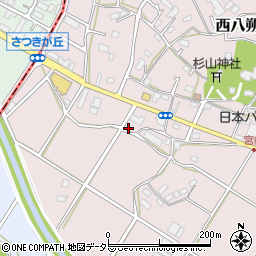 神奈川県横浜市緑区西八朔町296-3周辺の地図