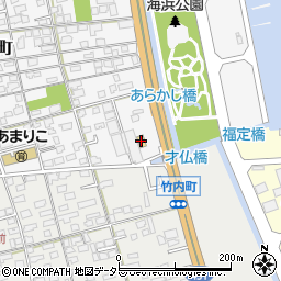 ファミリーマート境港福定町店周辺の地図