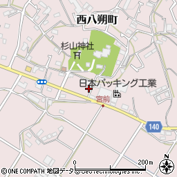 神奈川県横浜市緑区西八朔町178-1周辺の地図