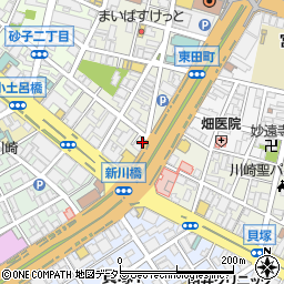 神奈川県川崎市川崎区東田町11-20周辺の地図