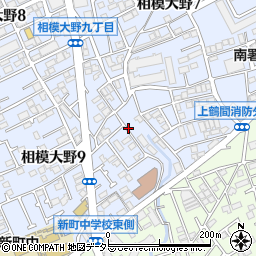 神奈川県相模原市南区相模大野9丁目10周辺の地図
