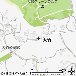 千葉県大網白里市大竹417周辺の地図