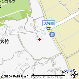 千葉県大網白里市大竹243周辺の地図