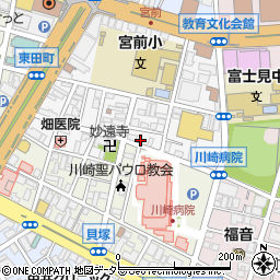 純福音東京教会川崎支聖殿周辺の地図