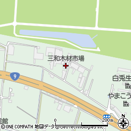 三和木材市場周辺の地図