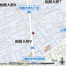 神奈川県相模原市南区相模大野9丁目8周辺の地図
