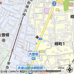 横浜樽町郵便局周辺の地図