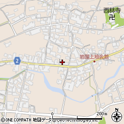 京都府与謝郡与謝野町岩屋420周辺の地図