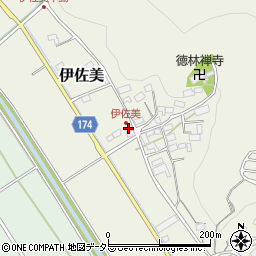 岐阜県山県市伊佐美1010周辺の地図