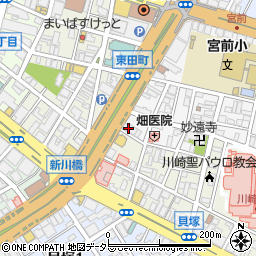 ライオンズマンション川崎周辺の地図