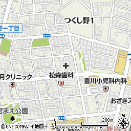 東京都町田市つくし野1丁目33周辺の地図