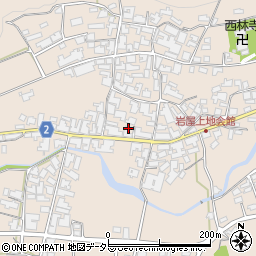 京都府与謝郡与謝野町岩屋418周辺の地図