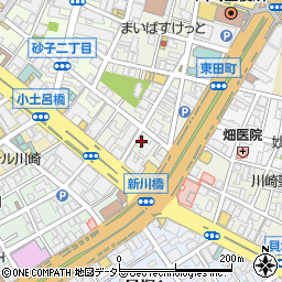 神奈川県川崎市川崎区東田町11-7周辺の地図
