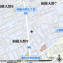神奈川県相模原市南区相模大野9丁目8-6周辺の地図