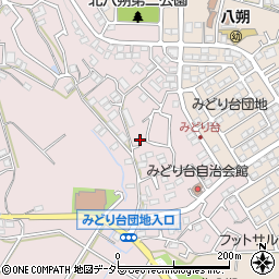 神奈川県横浜市緑区西八朔町40周辺の地図