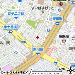 神奈川県川崎市川崎区東田町11-8周辺の地図